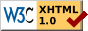 valid XHTML 1.0